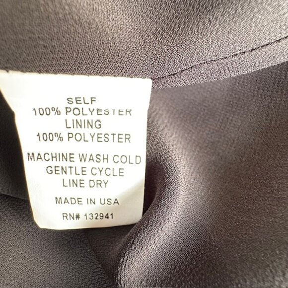 Amanda Uprichard Mini Dress Black Sleeveless V Neck Belle Ruff Black Size L - Picture 7 of 8